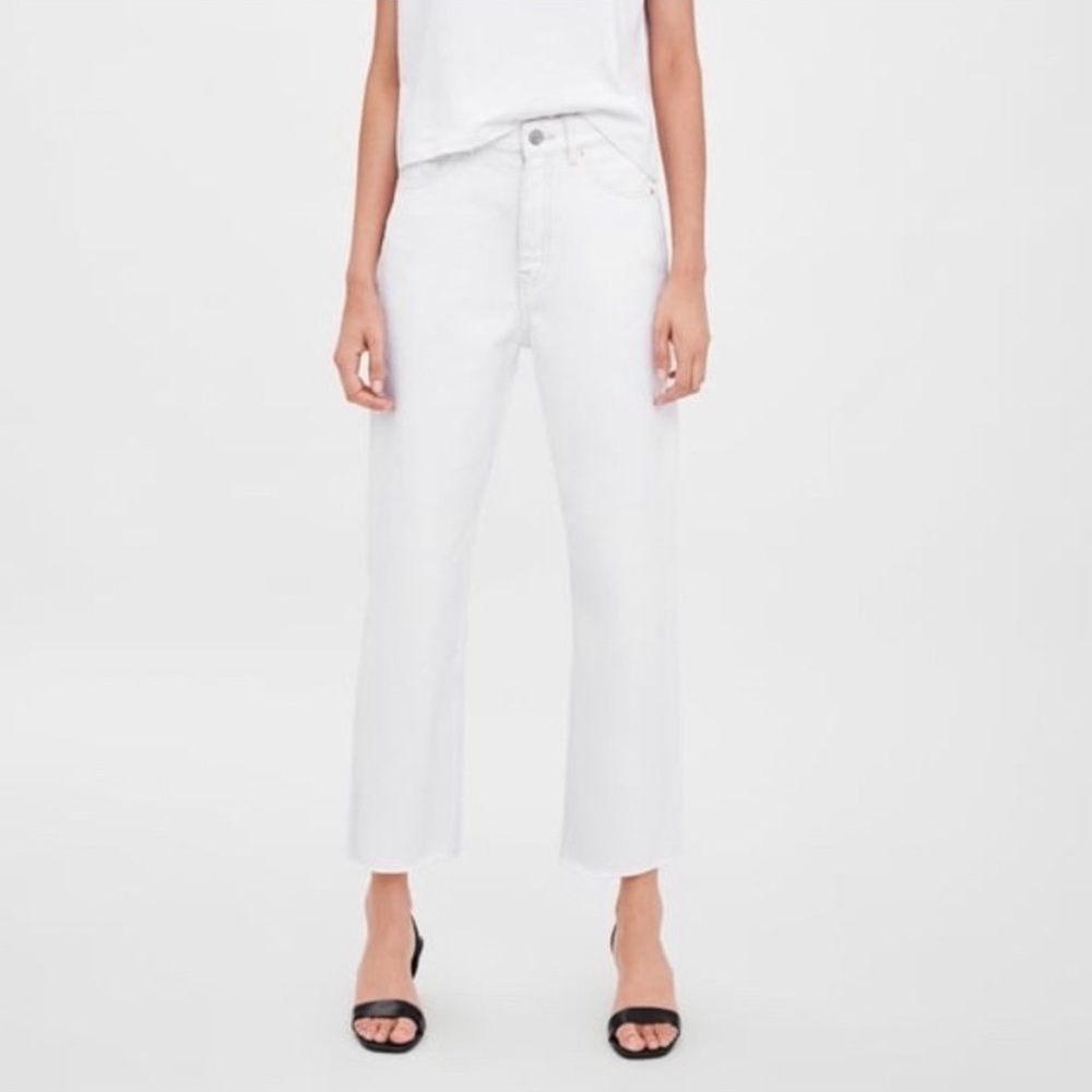 Zara High Rise Wide Leg Jeans